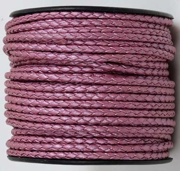 मंडल आकार की ब्रैडेड लेदर कॉर्ड्स