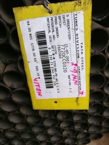 Scaffolding MS Pipe - Mild Steel, 48mm Diameter, 6m Length, ERW Technique | Optimum Strength, Flawless Finish, Durable Make by TATA/JINDAL/APOLLO/ASIAN