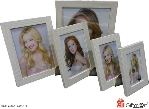 Wooden Photo Frame - Sizes 3.5x5, 4x6, 5x7, 6x8, 8x10 cm | Off White Finish, Gift-Ready for Friends and Family