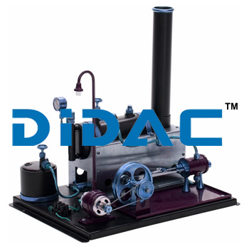 Steam Power Plant With Steam Engine
