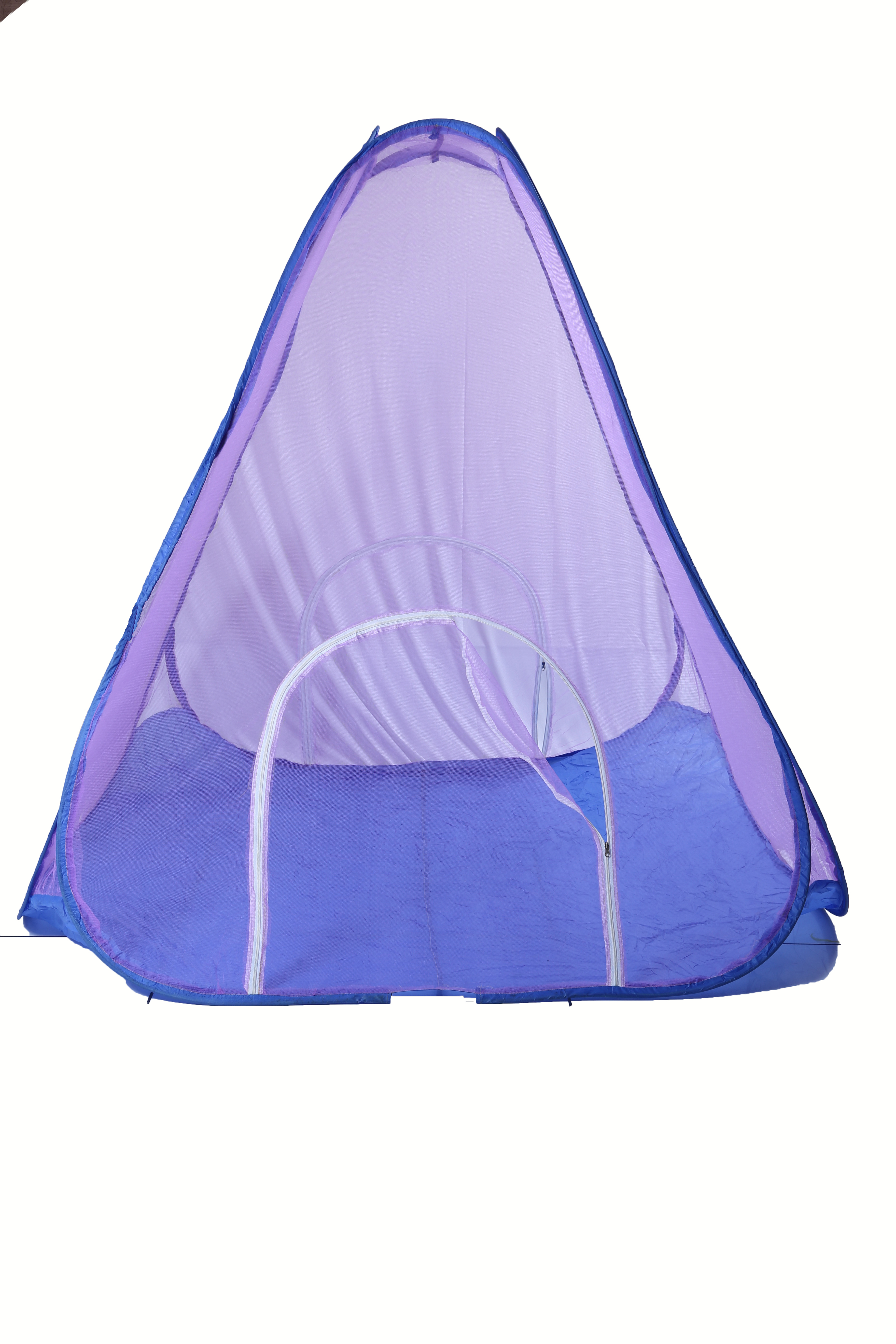 Double Bed Mosquito Net - Polyester, 72x72 Inches, Green | Tear Resistant, Breathable Design, Easy To Fix, Wash Wet Care