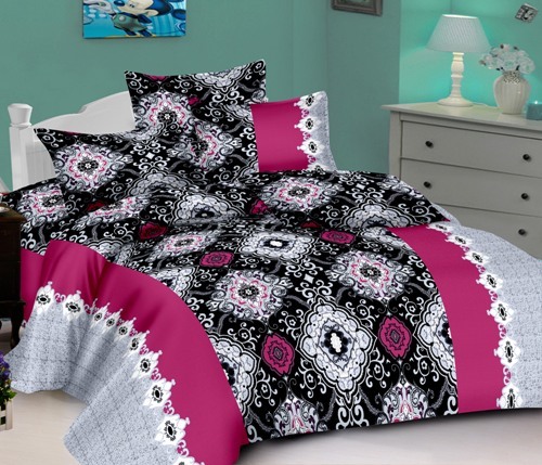 100% कॉटन फिटेड बेड शीट