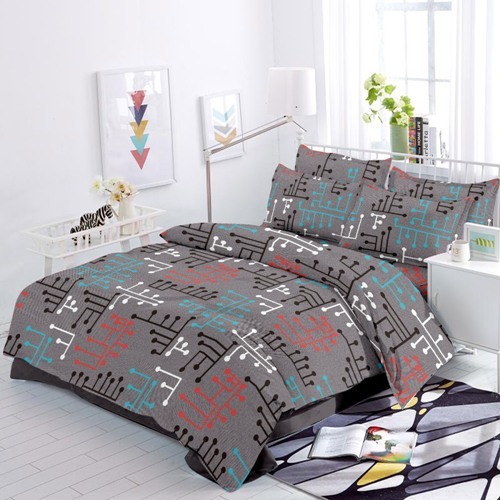 वॉशेबल कॉटन प्रिंटेड बेडशीट