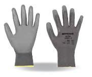 PU 1st ग्रे सुरक्षा दस्ताने