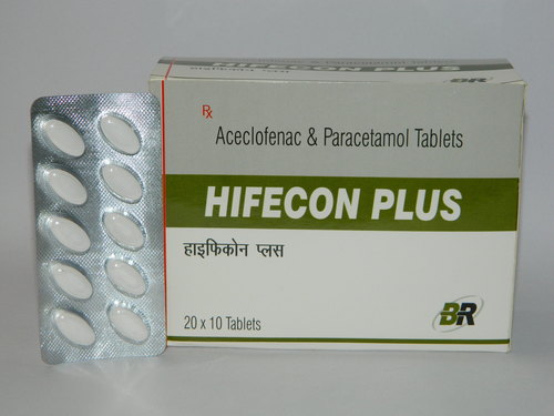 Aceclofenac Paracetamol Tablets