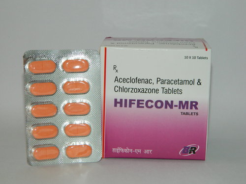 Aceclofenac Paracetamol Chlorzoxazone Tablets