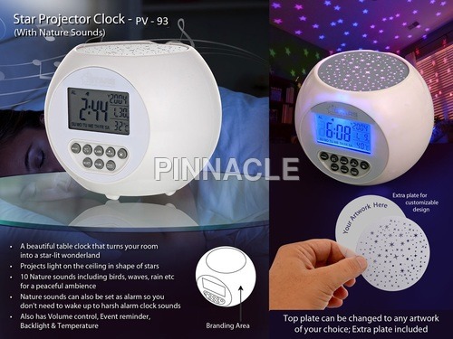 Star Projector Clock की विशेषताएं: यह एक सुंदर और आकर्षक घड़ी है जो आपके कमरे में तारे बिखेरने का अनुभव देती है। इसमें विभिन्न रंगों के लाइट प्रोजेक्टर हैं जो आपकी रात्रि को विशेष बनाते हैं।