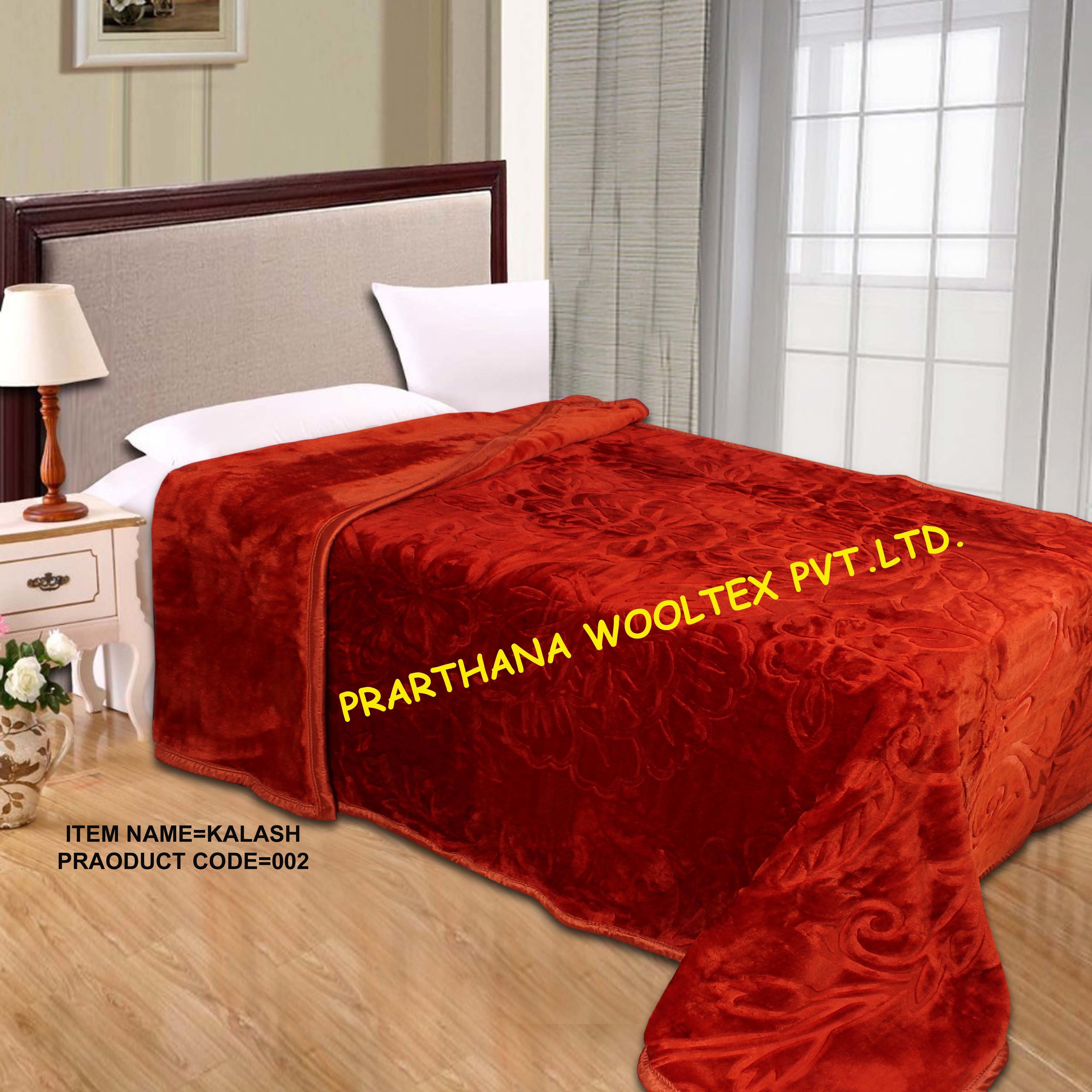 Plain Embossed Mink Blankets