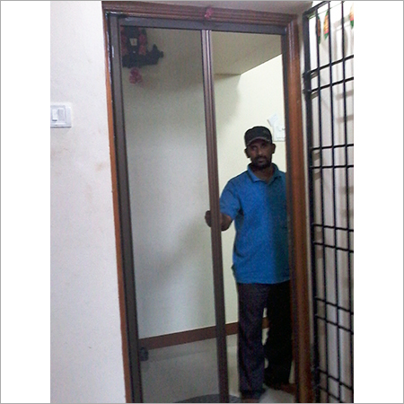 स्लाइडिंग डोर रिट्रैक्टेबल स्क्रीन