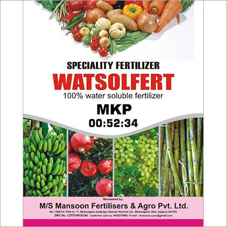 MKP-00-52-34 100% जल में घुलनशील उर्वरक