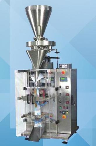 Electro-Pneumatic Granules Packaging Machine - Stainless Steel, 500grm to 2000grm Size Range, Silver Color | Automatic Control, High Speed Production, Continuous Sealing System, Human Machine Interface