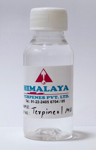 Terpineol MU - 50% Purity, 3.5% Boiling Point, Transparent Color | Fragrant Smell, Bitter Taste, Room Temperature Storage, Heavy Metal Content 0.3%