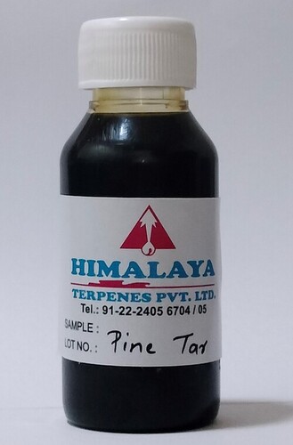 पाइन टार एप्लीकेशन: बायोमेडिकल फील्ड