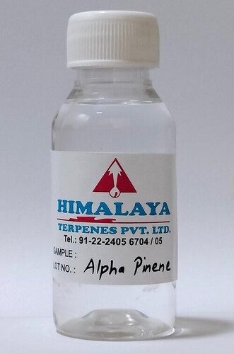 Alpha Pinene Boiling Point: ~157 Oc