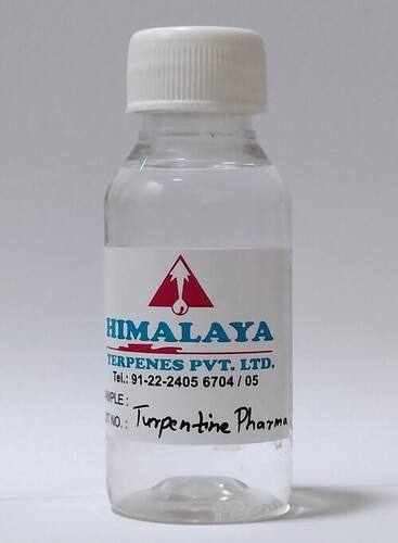 Pharma Turpentine Boiling Point: 3.5%