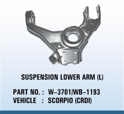 SCORPIO CRDI सस्पेंशन लोअर आर्म - L