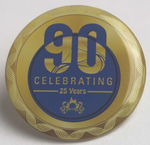 Chest Badge - High Quality Brass Metal, 20-45 Mm Size, Printed And Enamel Filled | Custom Logo Design, Magnetic Or Pin Attachment, Premium Plating
