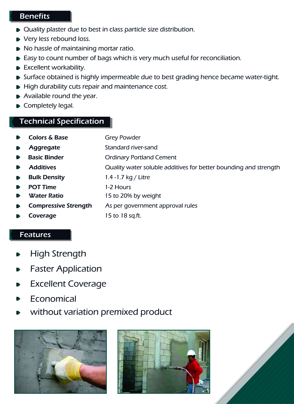 Ready Mix Plaster