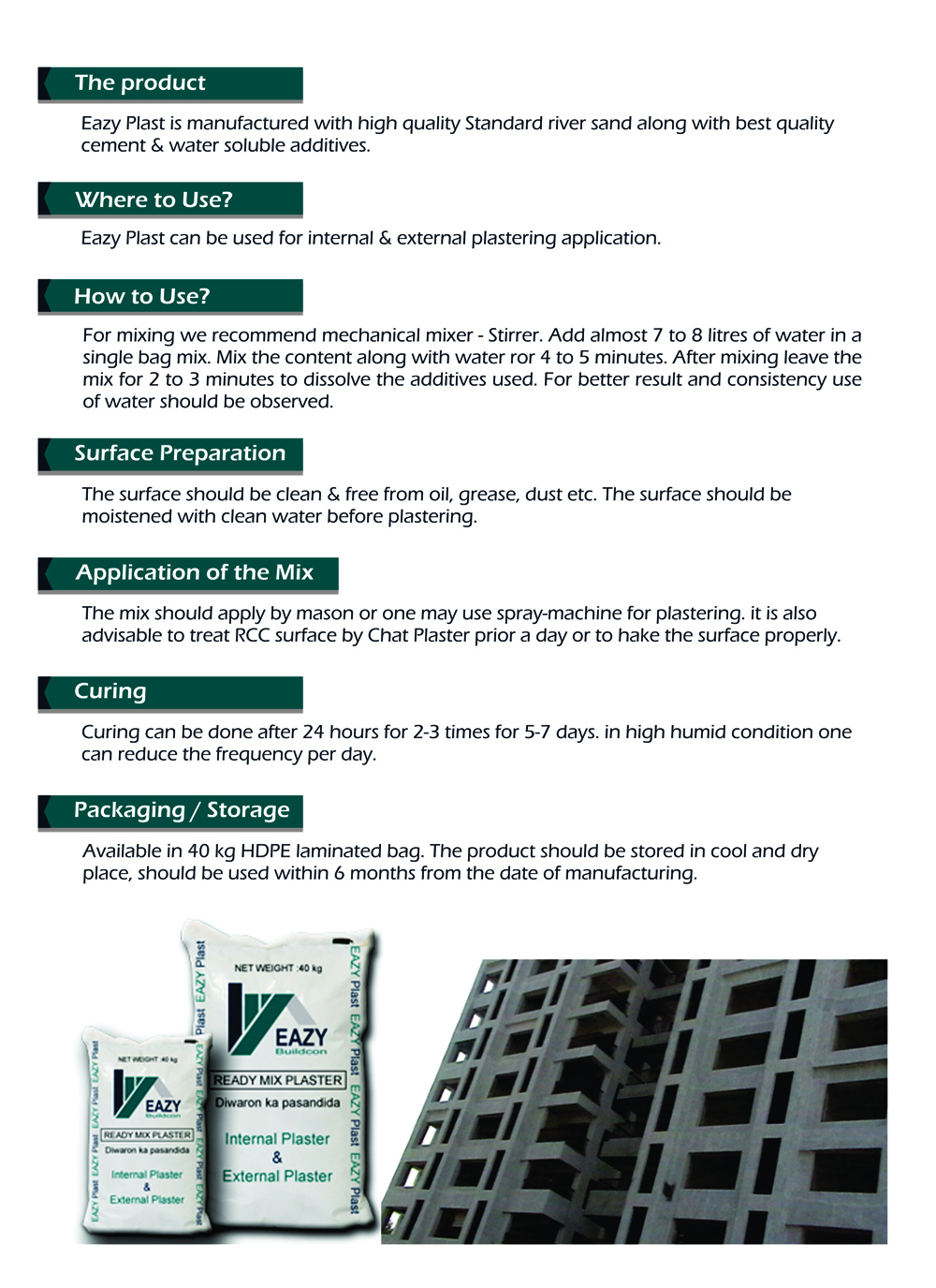 Ready Mix Plaster