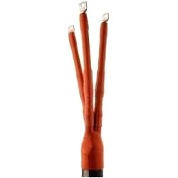 Indoor Cable Termination Kit - Heat Shrink, Mastic | Medium Voltage, XLPE Insulation, Orange, 3 Cores, Quick Installation, High Heat Resistance