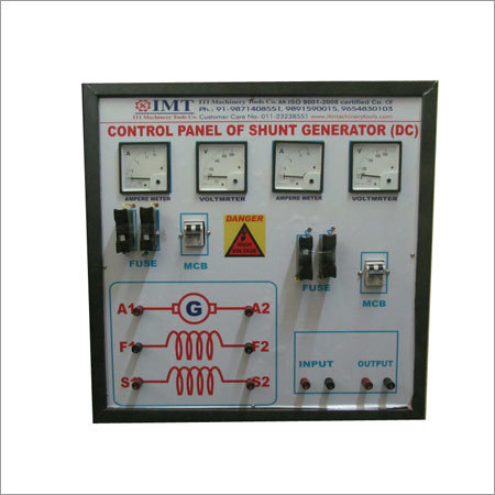 Shunt Generator Control Panel