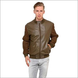 पुरुषों की सुएड लेदर जैकेट