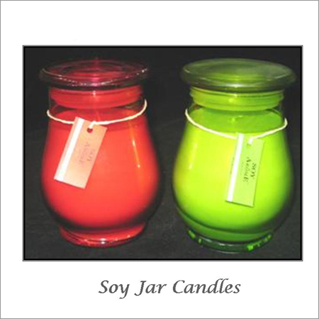 सोया जार मोमबत्तियाँ