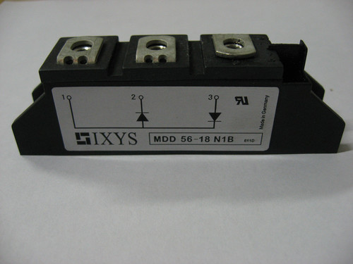MDD56-18N1B IGBT Module - Black, High Frequency Operation | Low Saturation Voltage, Over Current Limiting Function, 90 Days Warranty