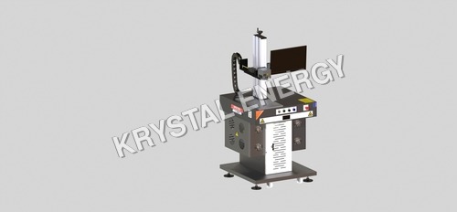 Fiber Laser Marking Machine - 10w/20w/30w/40w/50w Output Power | Air Cooling, High Speed Marking, Compact Size, Programmable Z-axis