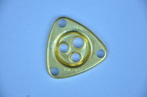 Cup Brass Triangular 3Hole - Application: Industrial
