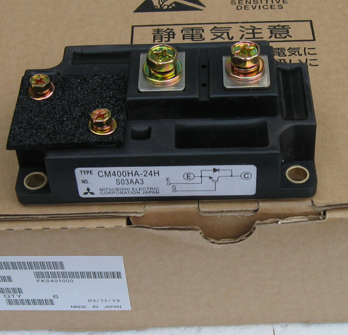 CM400HA-24H IGBT Module - Half-Bridge Configuration, 3-Terminal Power Semiconductor, 90-180 Days Warranty, Optimal Device Characteristics for Industrial Applications