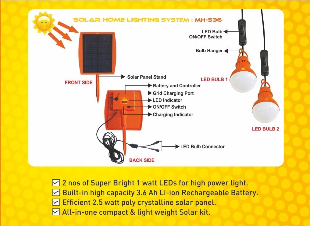Solar Home Lighting System