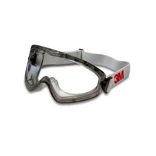 Safety Goggles - Pvc Polycarbonate , Adjustable Size , Black Color | Anti Scratch, Clear Lens, Soft Nose Bridge And Temple Tips For All Day Comfort, 99.9% Uv Absorption, Unisex Virtua Plus Protective Eyewear