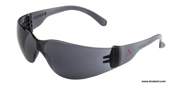 Safety Goggles - Pvc Polycarbonate , Adjustable Size , Black Color | Anti Scratch, Clear Lens, Soft Nose Bridge And Temple Tips For All Day Comfort, 99.9% Uv Absorption, Unisex Virtua Plus Protective Eyewear