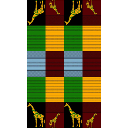 ग्राहक की आवश्यकता के अनुसार जिराफ प्रिंट कटरी एनिमल लुंगी