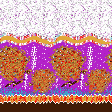 सफेद मुद्रित पशु कटरी लुंगी