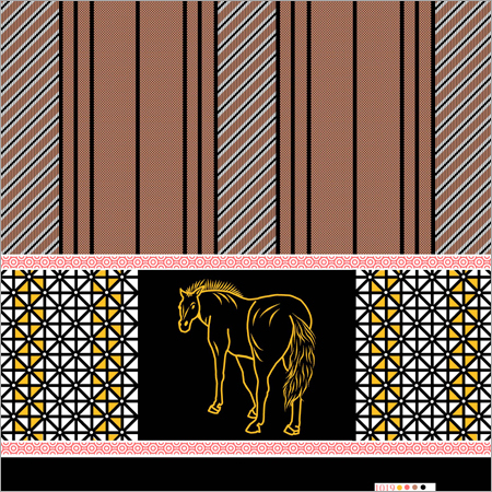 ब्राउन कॉटन एनिमल कटरी लुंगी