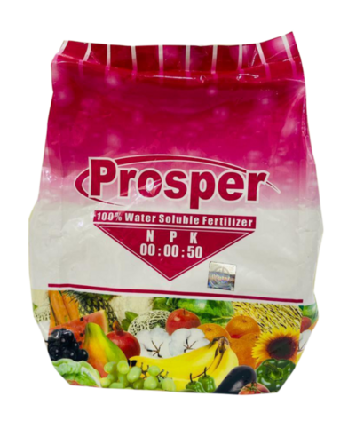 Prosper Water Soluble Fertilizer Ash %: < 1%