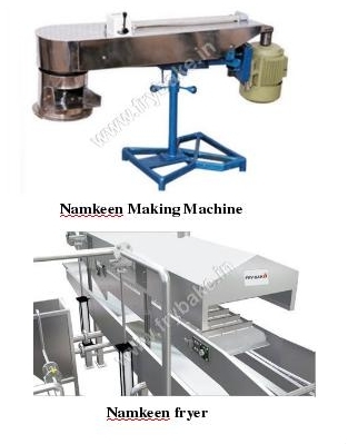 Namkeen Making Machine & Namkeen Fryer