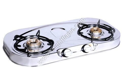2 बर्नर एसएस गैस स्टोव ओवल रेनबो एप्लीकेशन: किचन