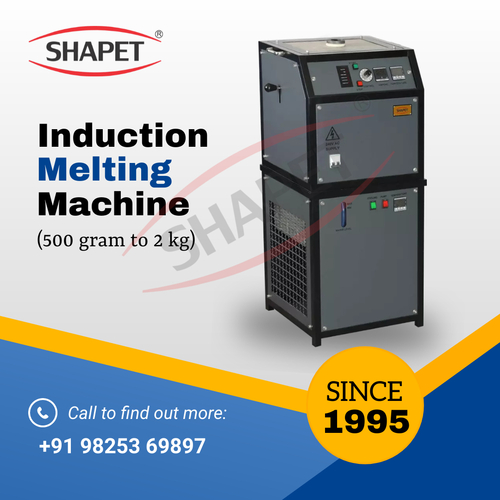 Gray Induction Based Gold Melting Machine 500 Gms. In Single Phase