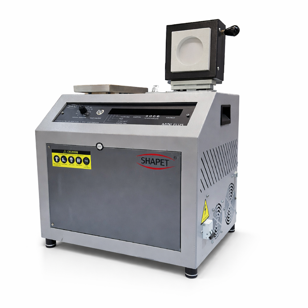 Mini Plus Gold Melting Machine 1 Kg. In Single Phase - Color: Gray