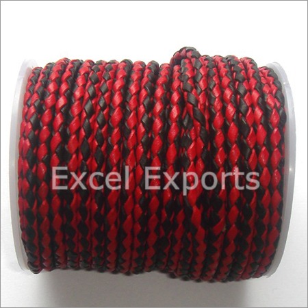 बहु रंगीन चुटकीदार चमड़े की डोरी