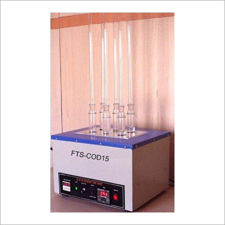 COD Digester - Stainless Steel, 300 x 250 x 150 mm | 100-150 °C Temperature Range, 1000 W Heating Capacity, 6 Tubes, 220 V Power Supply, 10 kg Weight