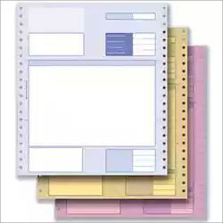 Pre Printed Computer Stationery - Recycled Paper, Various Sizes, Blue Color | Eco-Friendly, Saves Print Time, Pre-Printed Format