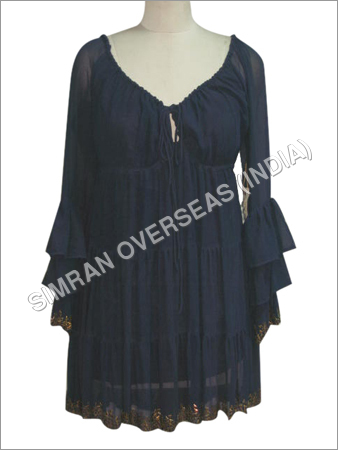 महिलाओं का फ्रिल ड्रेस