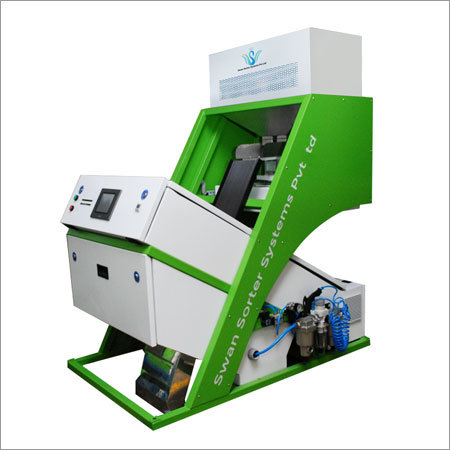 Rice Color Sorter Machine - Stainless Steel, 1500x1000x2000 mm, Green | Color Sorting, Durable Design, Easy Operation, High Capacity, Precise Sorting