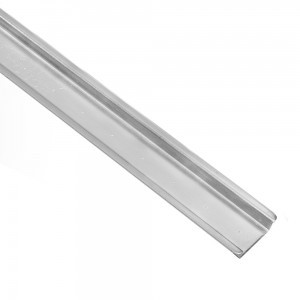 बिना छिद्र वाला डिन रेल