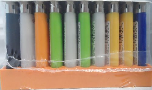 विपणन में प्रयोग हेतु एकल उपयोग लाइटर।