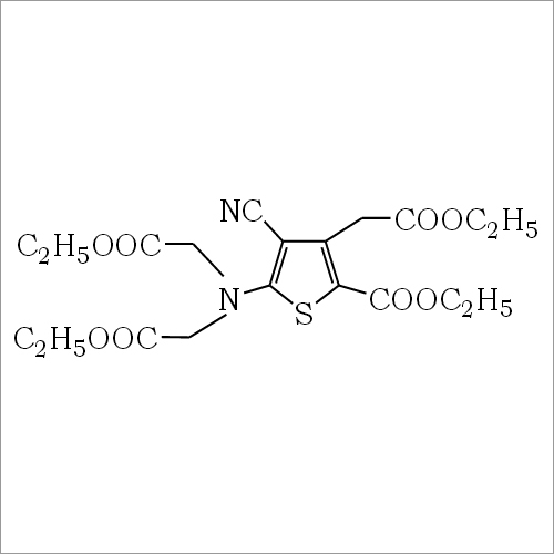 N, N-डाई (कार्बोक्सीमेथिल) एमिनो-2-साइनो-3-कार्बोक्सीमेथिल-4 कार्बॉक्सी थायोफेन टेट्रा एथिल एस्टर